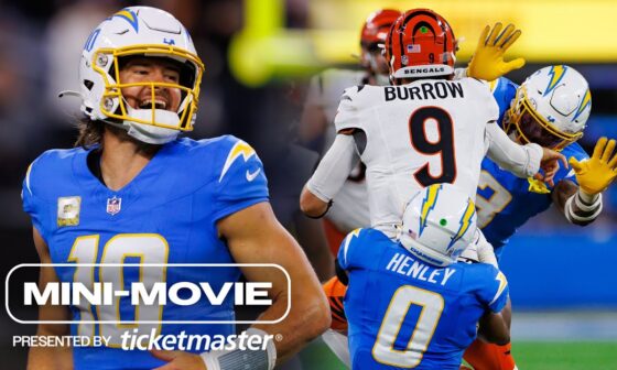 Mini-Movie: Herbert & Bolts Take Down Burrow & Bengals | LA Chargers