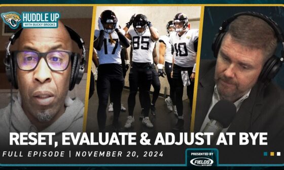 Bucky Brooks Evaluates State of Jaguars at Bye Week | Huddle Up | Jacksonville Jaguars