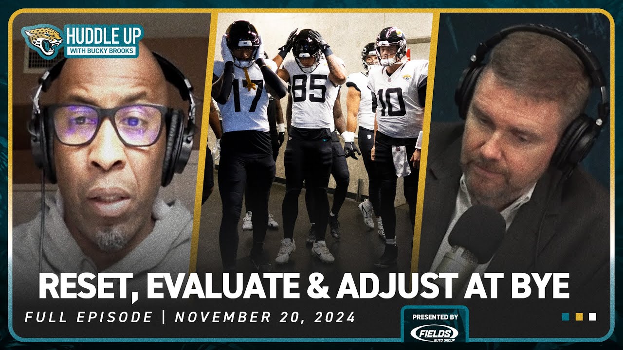 Bucky Brooks Evaluates State of Jaguars at Bye Week | Huddle Up | Jacksonville Jaguars