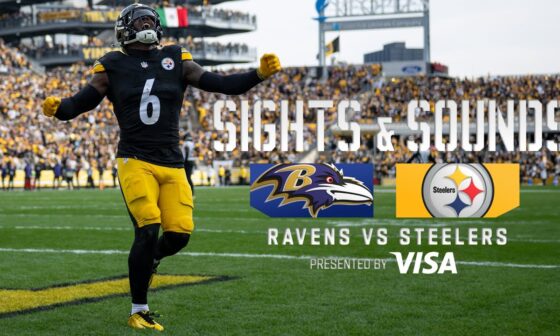 Mic'd Up Sights & Sounds: Week 11 Win vs Ravens | Pittsburgh Steelers