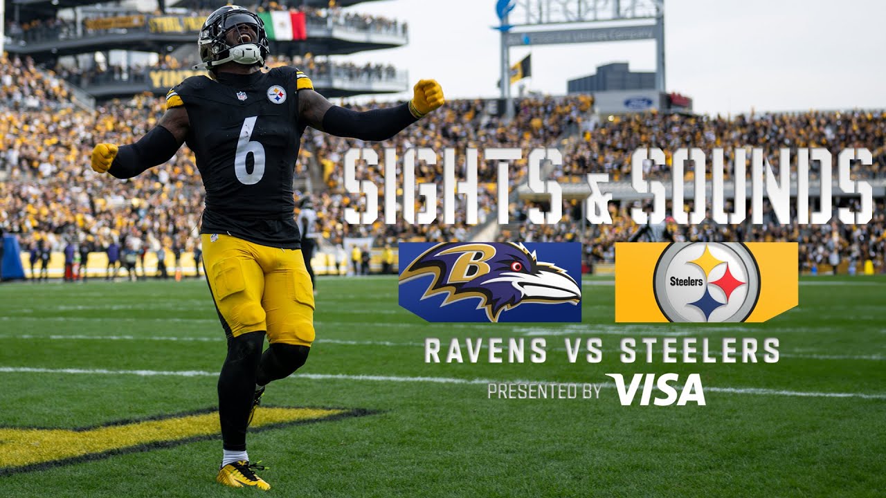 Mic'd Up Sights & Sounds: Week 11 Win vs Ravens | Pittsburgh Steelers