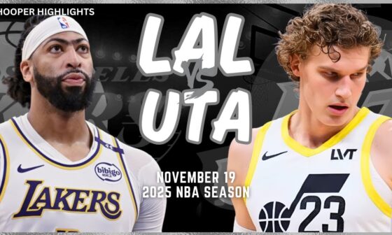 Los Angeles Lakers vs Utah Jazz Full Game Highlights | Nov 19 | 2025 NBA Season