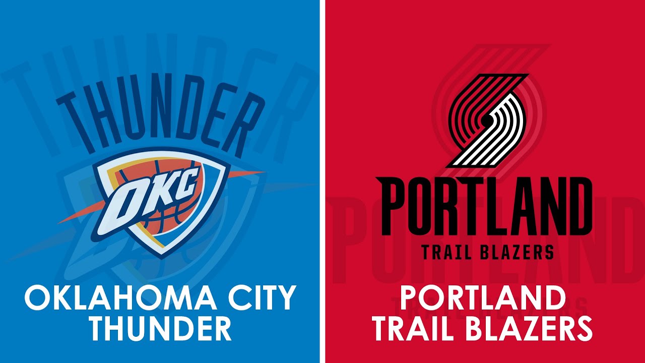 Oklahoma City Thunder vs Portland Trail Blazers NBA Live Scoreboard