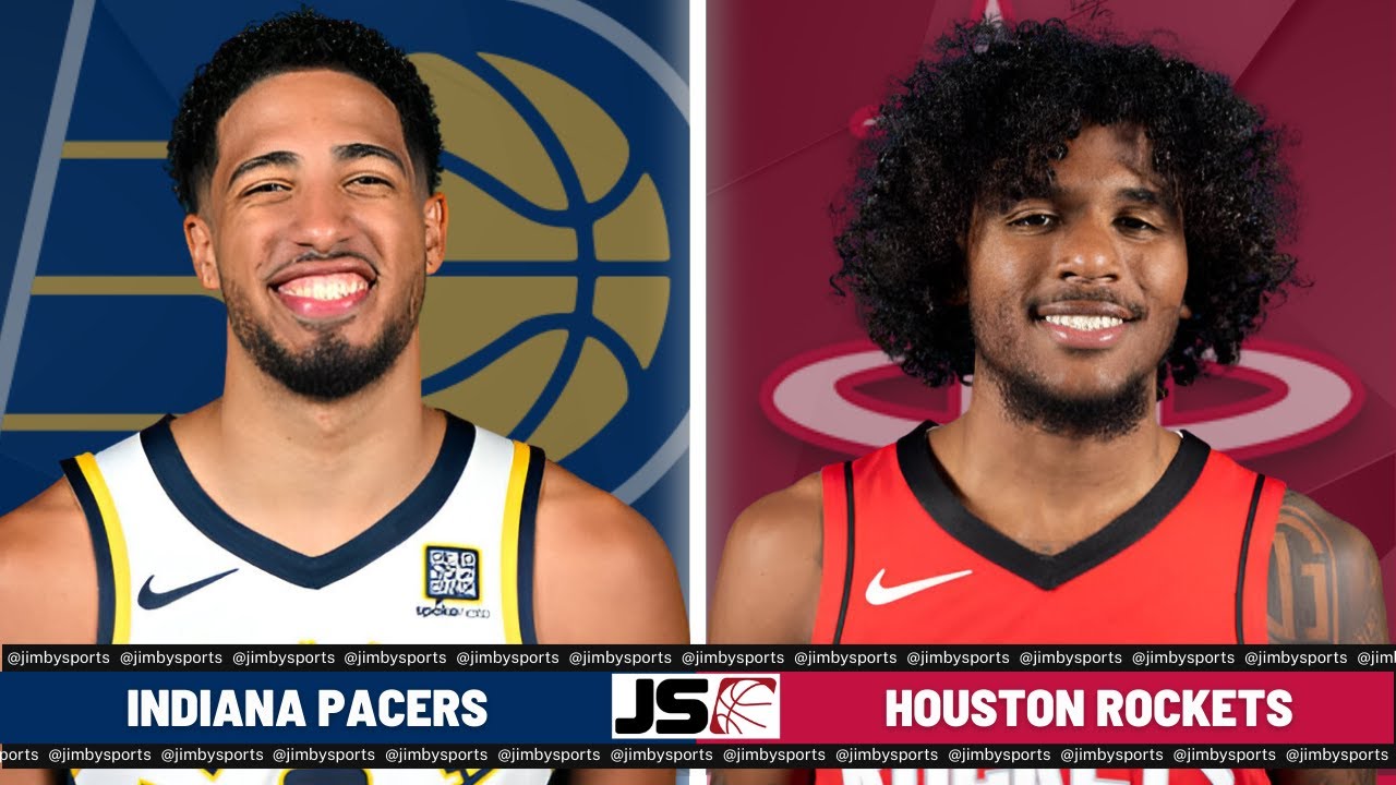 INDIANA PACERS VS HOUSTON ROCKETS | NBA Live Scoreboard 2024