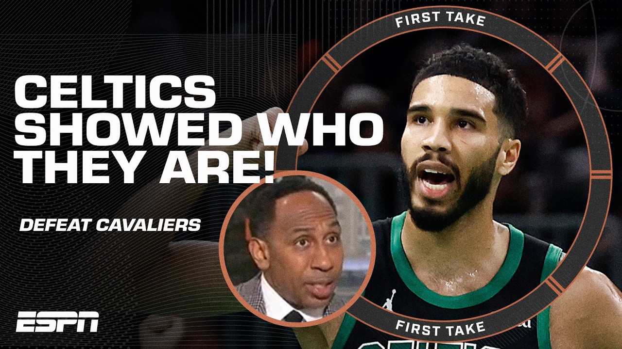 The Celtics reminded the Cavaliers WHO THEY ARE 😤 - Stephen A. | First Take