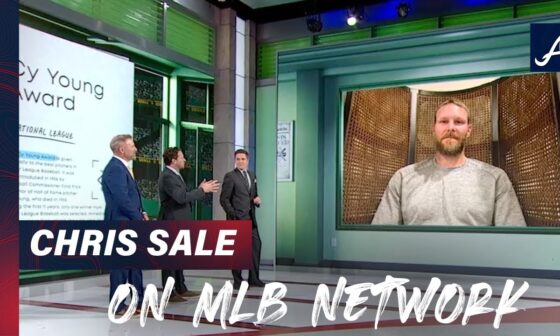 Chris Sale on MLB Network as NL Cy Young Winner | Atlanta Braves