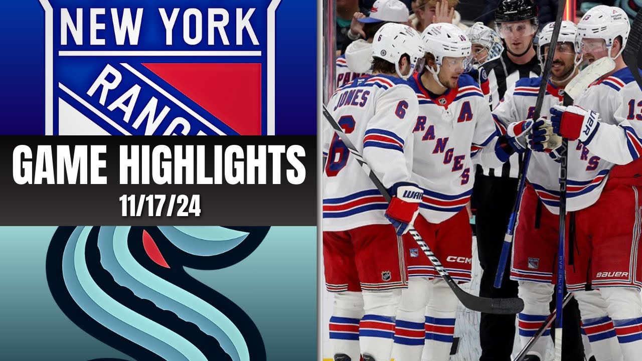 New York Rangers vs Seattle Kraken | Game Highlights | 11/17/24 Game #16