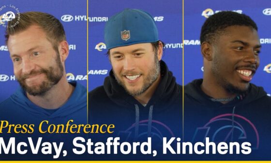 Sean McVay, Matthew Stafford & Kamren Kinchens Speak To The Media Leading Up To Eagles Matchup