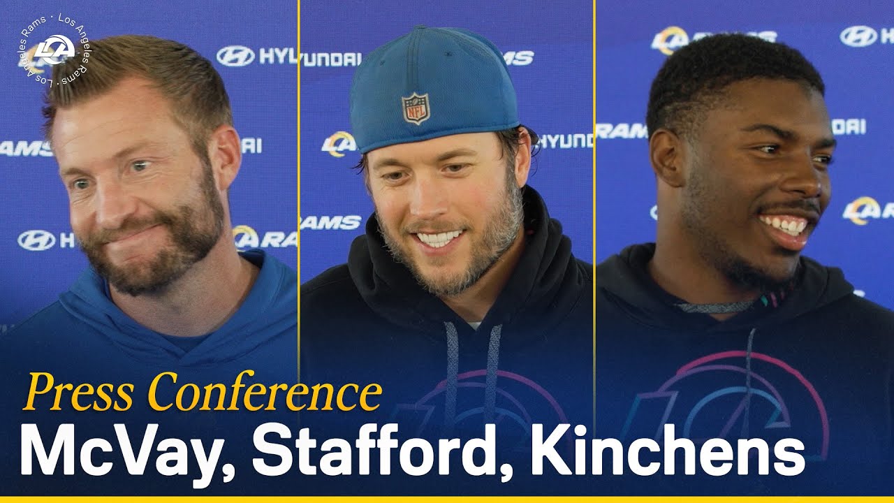 Sean McVay, Matthew Stafford & Kamren Kinchens Speak To The Media Leading Up To Eagles Matchup