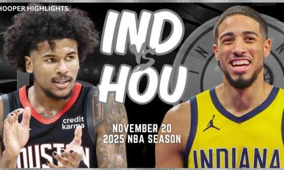 Indiana Pacers vs Houston Rockets Full Game Highlights | Nov 20 | 2025 NBA Season