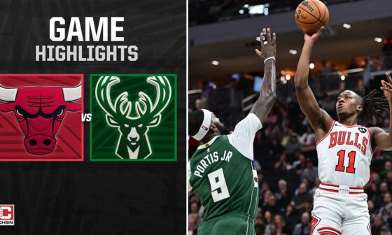 Chicago Bulls vs. Milwaukee Bucks - Full Game Highlights | CHSN Chicago Bulls