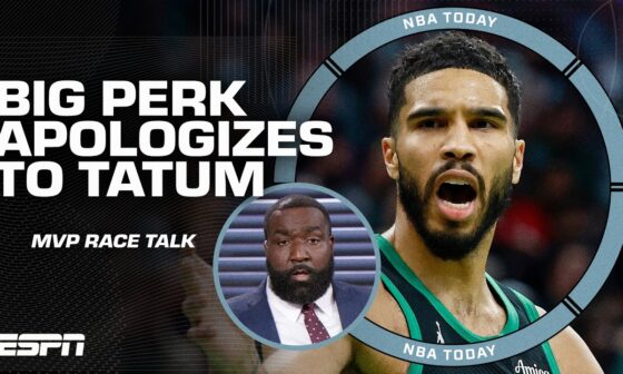 Kendrick Perkins APOLOGIZES to Jayson Tatum: We need to mention him MORE for MVP | NBA Today