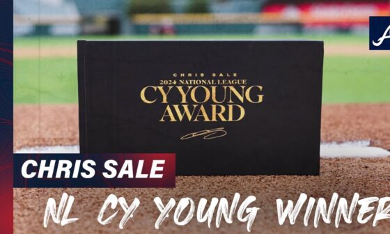 Chris Sale Wins the 2024 NL Cy Young | Atlanta Braves