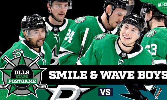 Dallas Stars defeat San Jose Sharks 5-2 | STARS POSTGAME