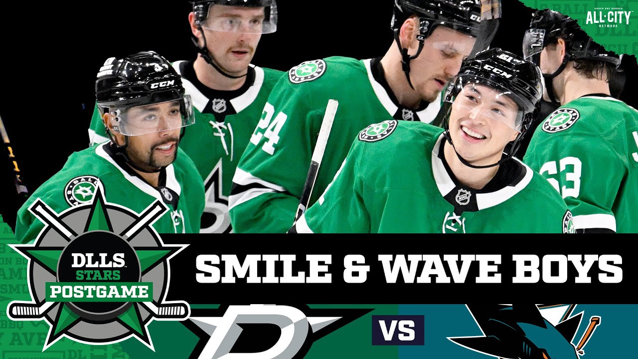 Dallas Stars defeat San Jose Sharks 5-2 | STARS POSTGAME