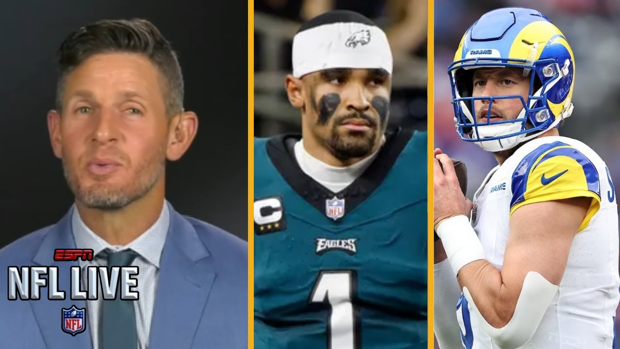 NFL LIVE | "Eagles has best offense in NFC" - Dan Orlovsky claims Jalen Hurts will easily beat Rams