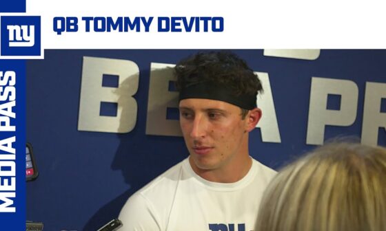 Tommy DeVito: "Stay ready, you never know" | New York Giants