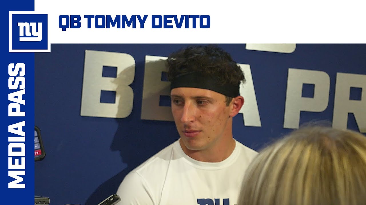 Tommy DeVito: "Stay ready, you never know" | New York Giants