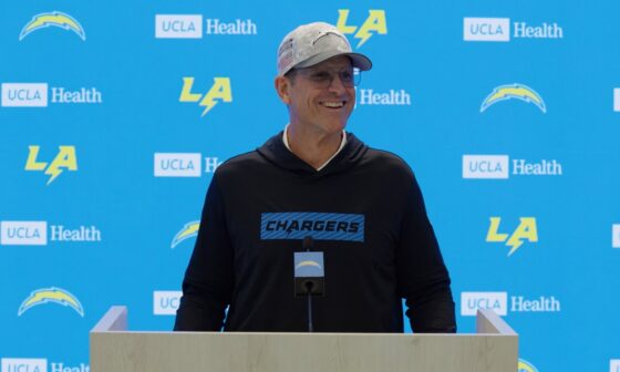 Jim Harbaugh On MNF vs Lamar Jackson & Ravens | LA Chargers