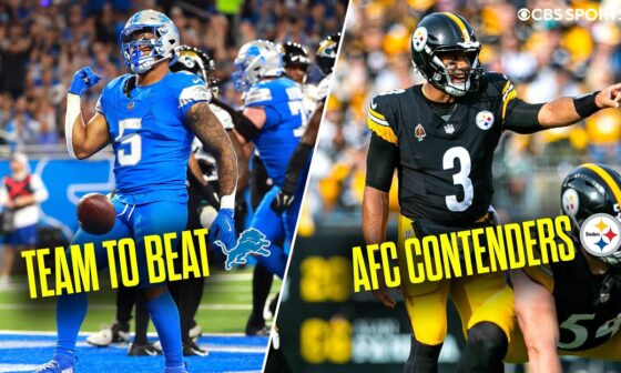 Lions now Super Bowl favorite, team to beat in NFL, Steelers morphing into legitimate AFC contender