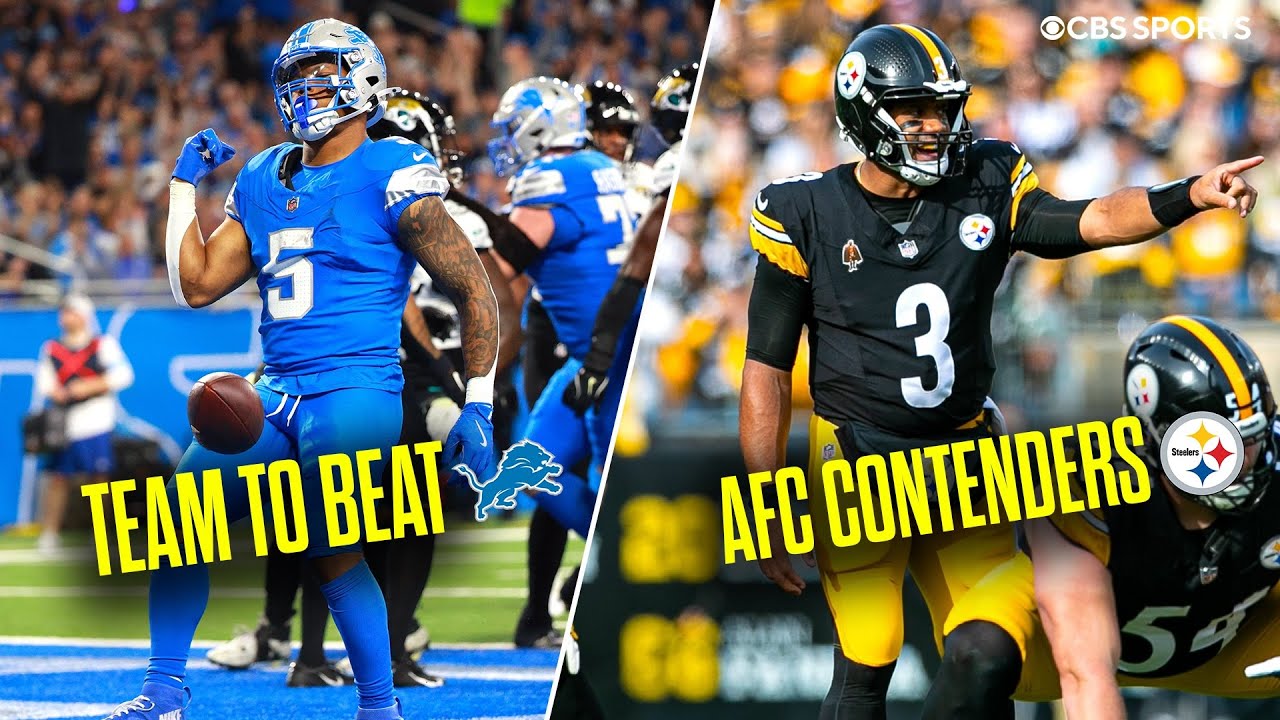 Lions now Super Bowl favorite, team to beat in NFL, Steelers morphing into legitimate AFC contender