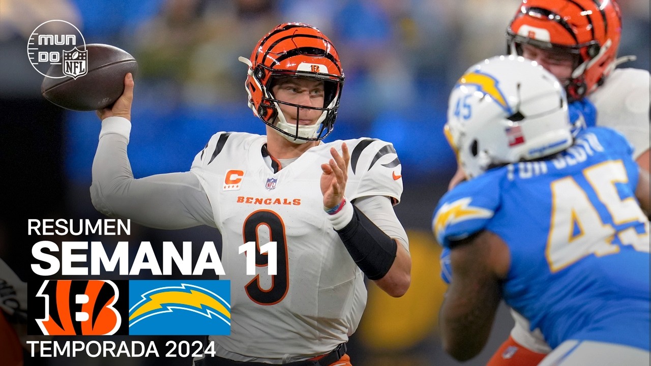 Cincinnati Bengals vs. Los Angeles Chargers | Resumen en español - Semana 11 | NFL Highlights 2024