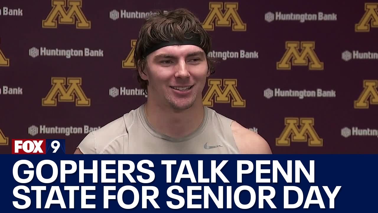 Gophers players talk facing Penn State for Senior Day