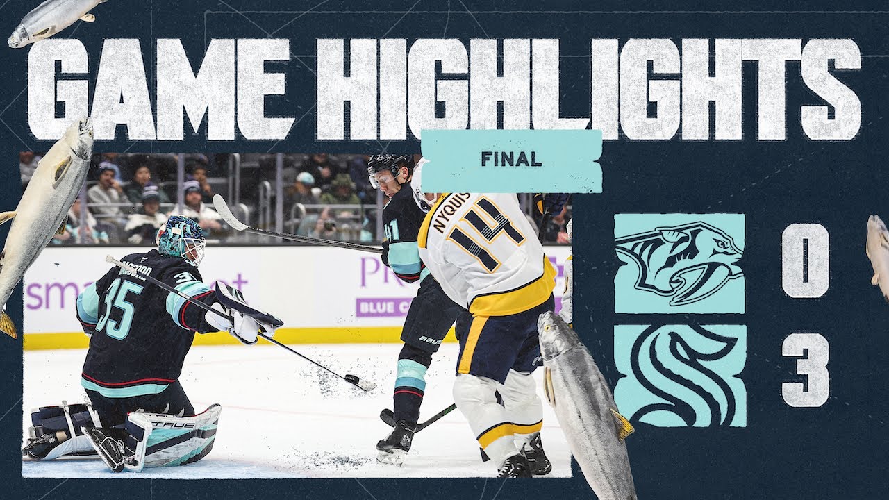 Seattle Kraken vs. Nashville Predators | 11/20 Game Highlights