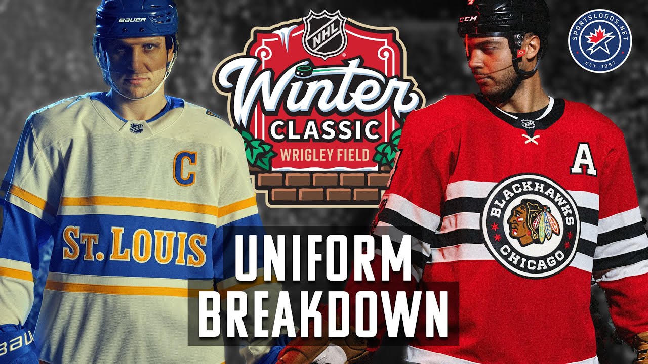 2025 NHL Winter Classic Uniform Breakdown: Blackhawks vs Blues