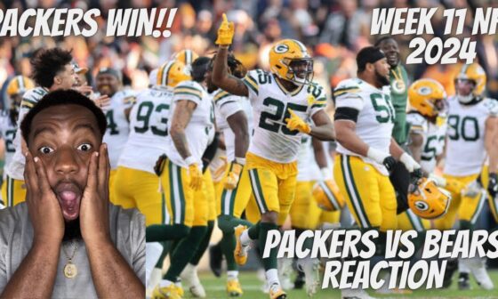 Reaction To Green Bay Packers vs Chicago Bears Game Highlights| 2024 NFL Season Week 11