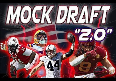 REAL TIME New England Patriots 2025 NFL Mock Draft "2.0"