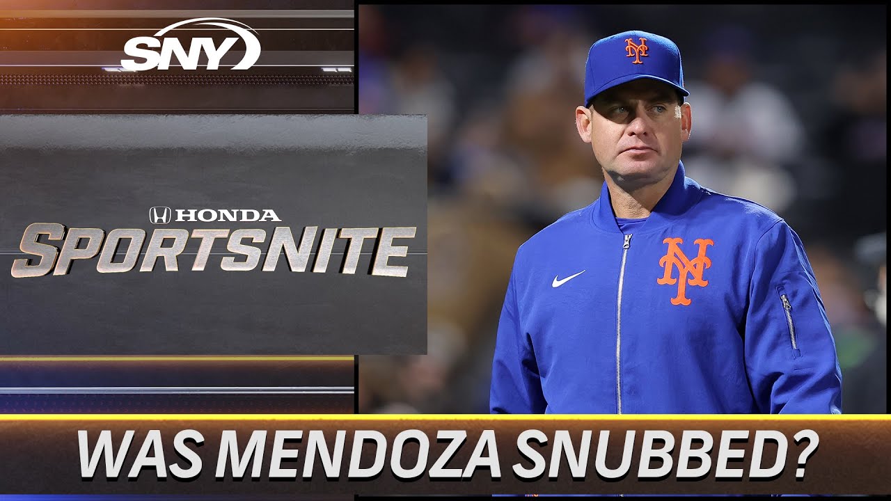 Should Mets' Carlos Mendoza have won manager of the year? | SportsNite | SNY