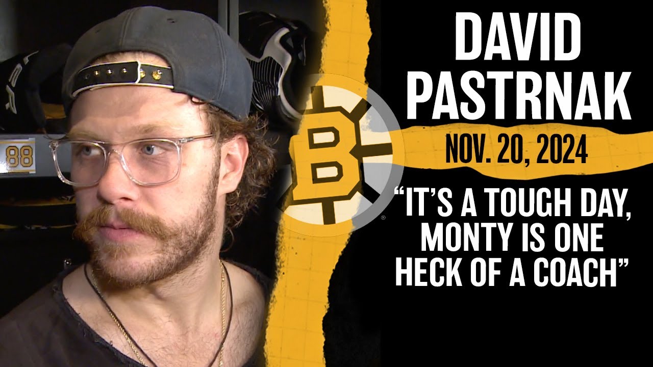 Bruins' David Pastrnak Shares Heartfelt Goodbye to Jim Montgomery