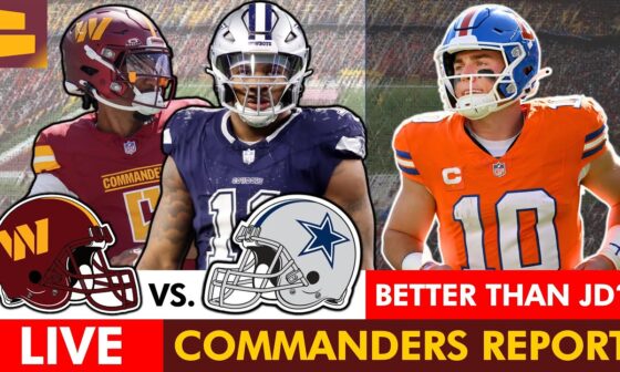 Commanders Report LIVE: Jayden Daniels Over Bo Nix For Rookie Of The Year? + Week 12 Preview vs. DAL