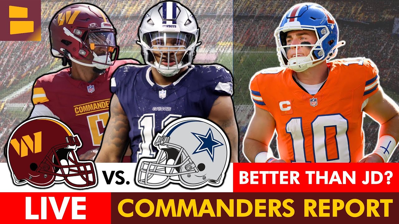 Commanders Report LIVE: Jayden Daniels Over Bo Nix For Rookie Of The Year? + Week 12 Preview vs. DAL