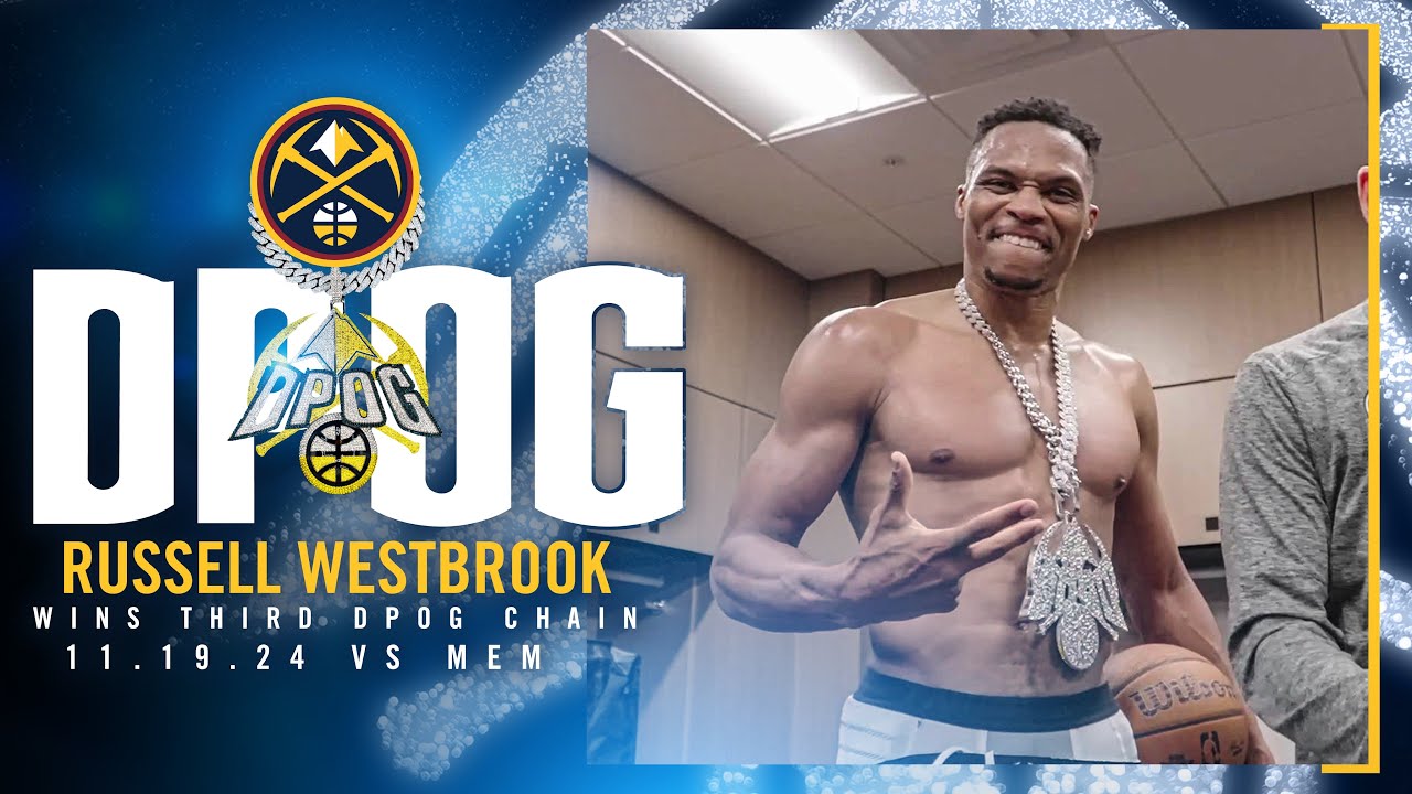 Russell Westbrook Wins DPOG Chain vs. Grizzlies 🥶