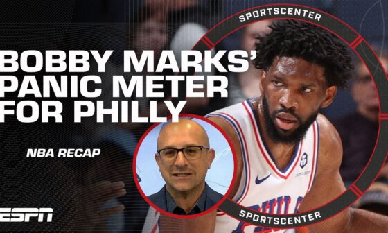 📈 Bobby Marks' PANIC METER for the 76ers 😱 + Knicks the BEST in the NBA? 👀 | SportsCenter