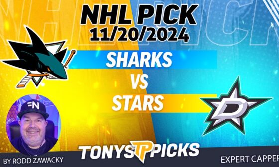 San Jose Sharks vs Dallas Stars 11/20/24 NHL Betting Strategy