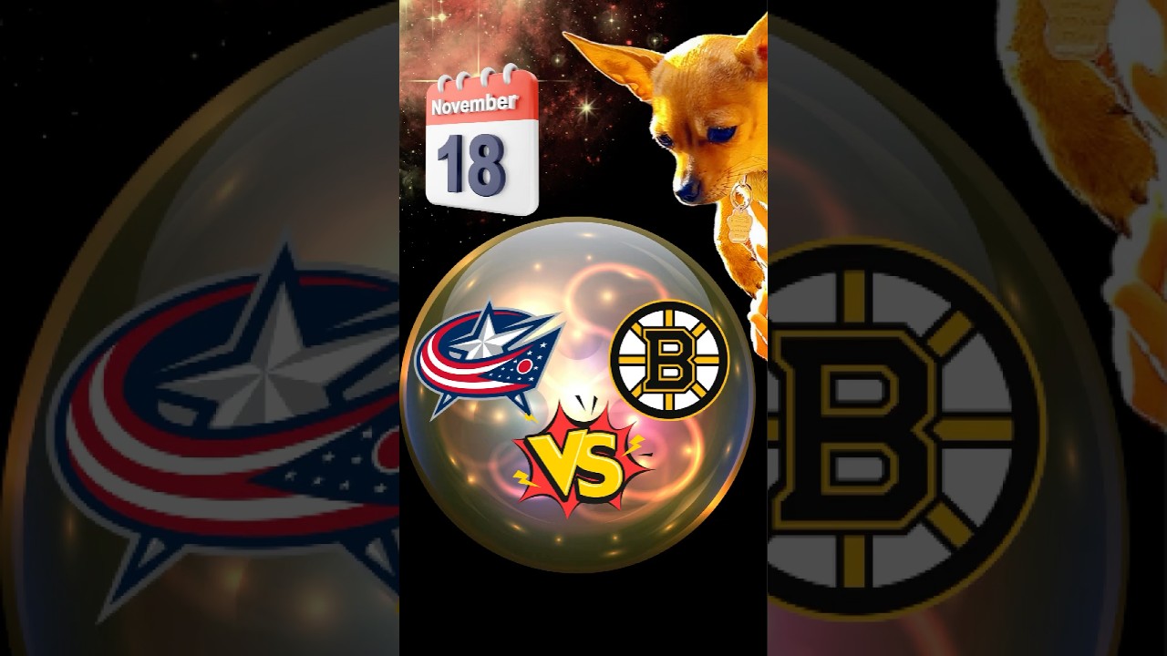 Columbus Blue Jackets 🆚 Boston Bruins | Butters’ NHL PREDICTION #shorts