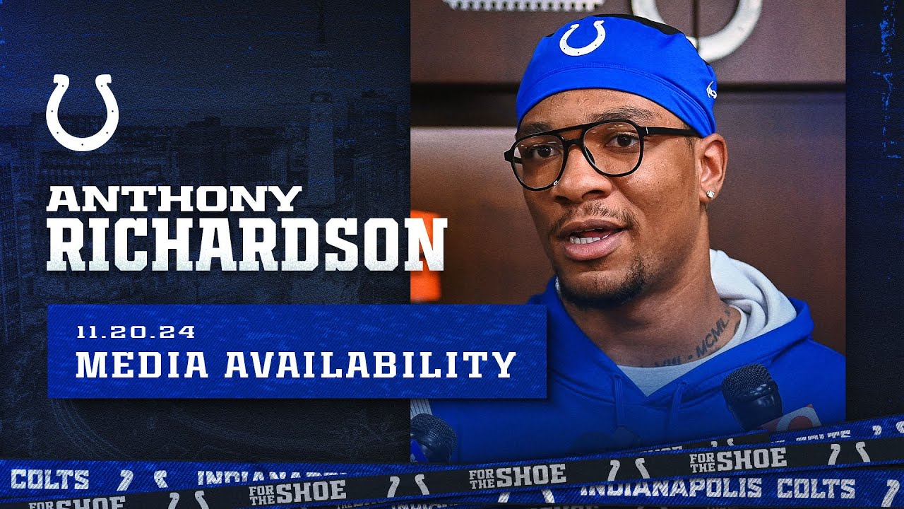 Anthony Richardson Media Availability | November 20