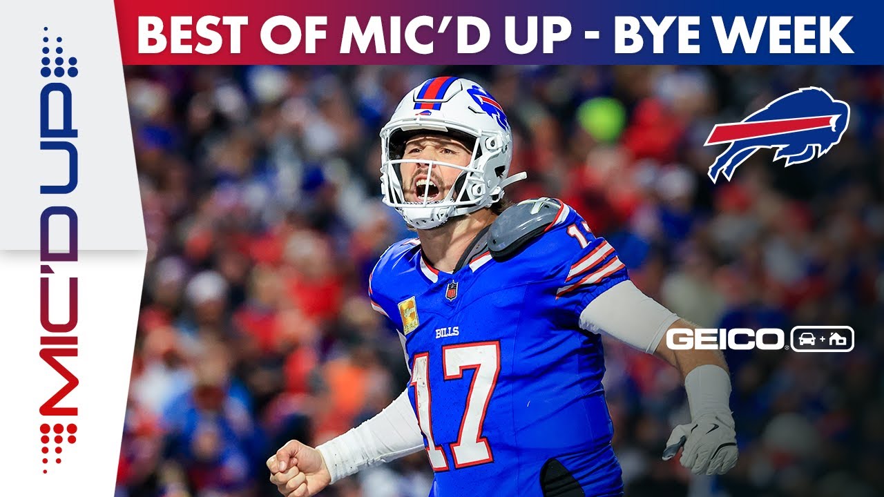 Best Of The Buffalo Bills Mic'd Up At Their Bye Week!