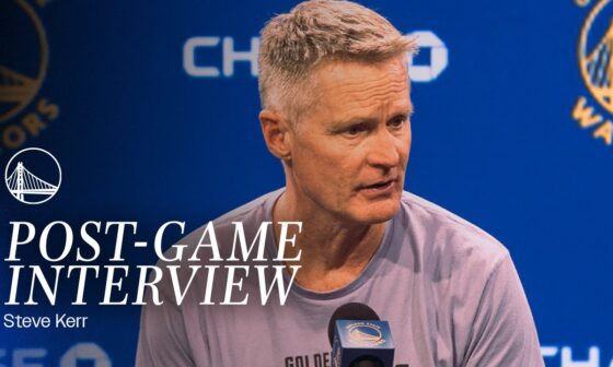 Steve Kerr Recaps Warriors Win Against Atlanta Hawks