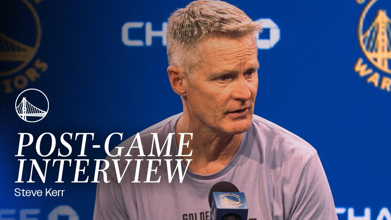 Steve Kerr Recaps Warriors Win Against Atlanta Hawks