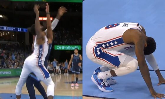 Paul George hyperextends knee AGAIN in first ever game with Embiid and Maxey