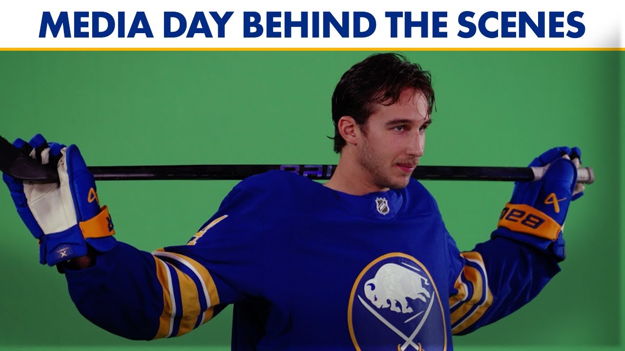 Buffalo Sabres Players Tackle A New Set, Video Shoots | Behind The Scenes Of 2024 Media Day