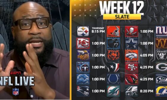 FULL NFL LIVE | ESPN bold predictions for NFL Week 12: Eagles over Rams? - Steelers over Browns?