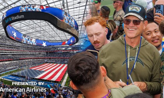 Chargers Honor Military For Salute To Service | LA Chargers