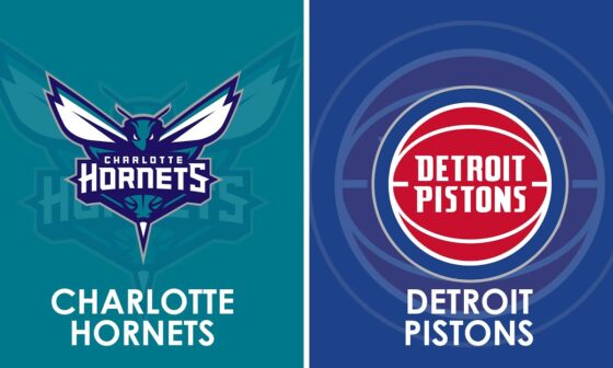 Charlotte Hornets vs Detroit Pistons NBA Live Scoreboard