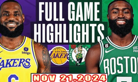 Los Angeles Lakers Vs Boston Celtics FULL GAME Highlights Nov 21,2024 NBA Season 2024-25