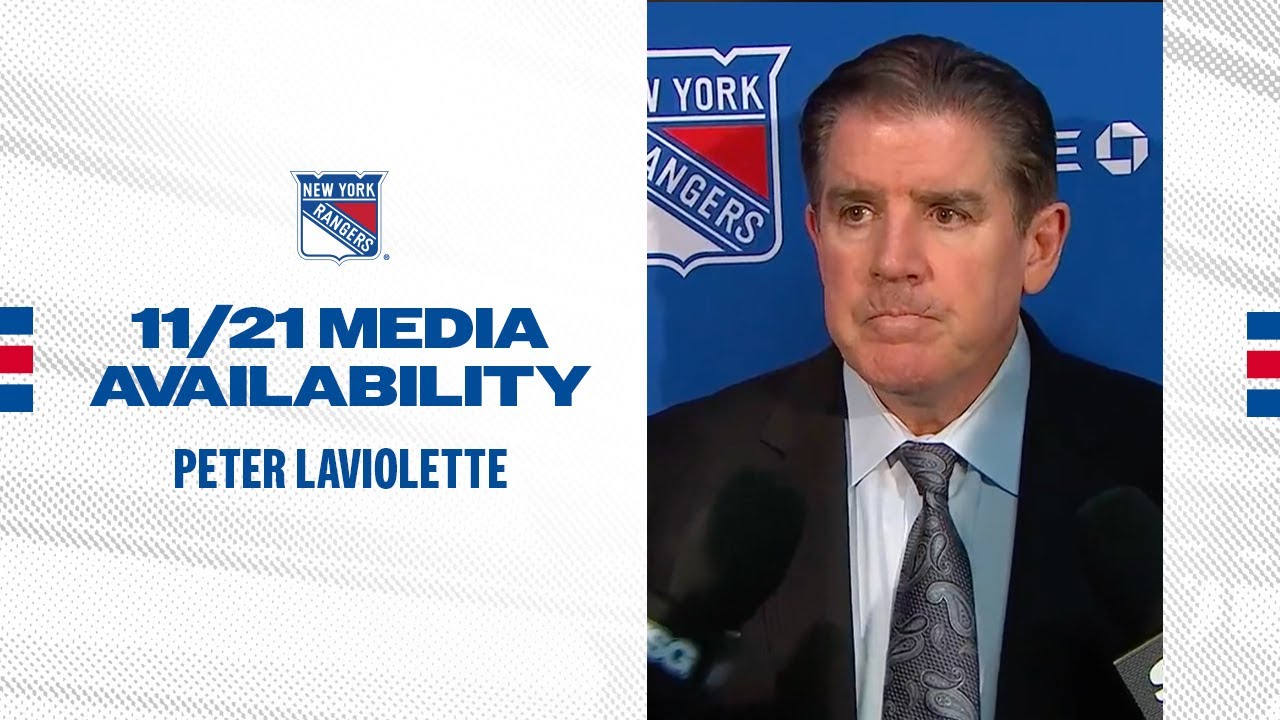 NYR at CGY: Peter Laviolette Postgame Media Availability | November 21, 2024